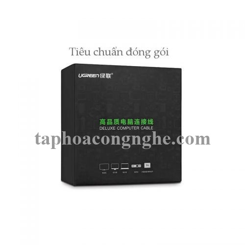 Ugreen 30604 3M Cáp HDMI 2.0 hỗ trợ 3D 4K Ethernet vỏ nilon bện HD110 30030604